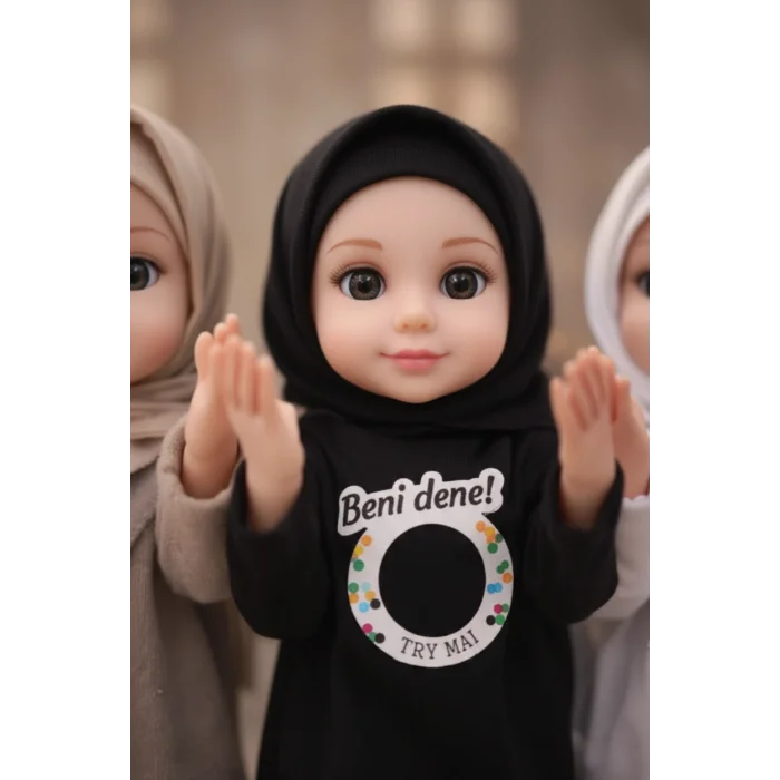 İlahi Söyleyen Tesettürlü Dua Eden Edep Bebek  Ramazan Oyuncağı