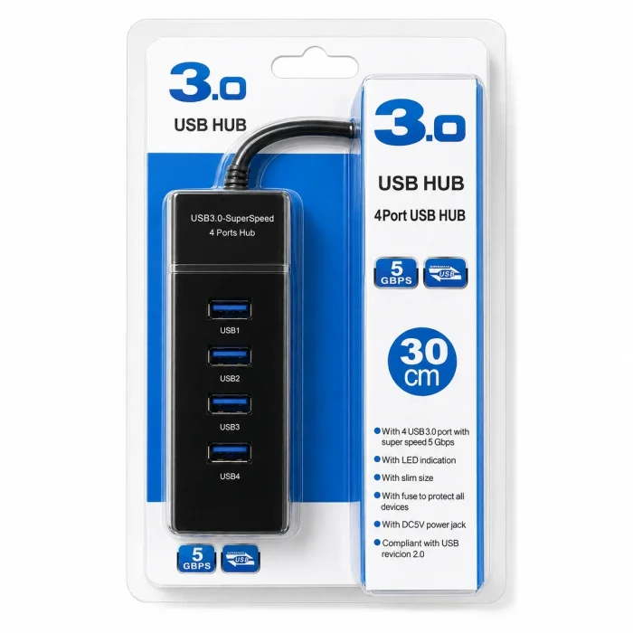 Imeng J03 USB 3.0 4 Port 30 cm USB Çoklayıcı Hub