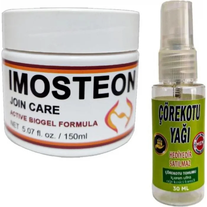 Imosteon Bakım Kremi 150 ml + Çörek Otu Yağı ile 30 ml