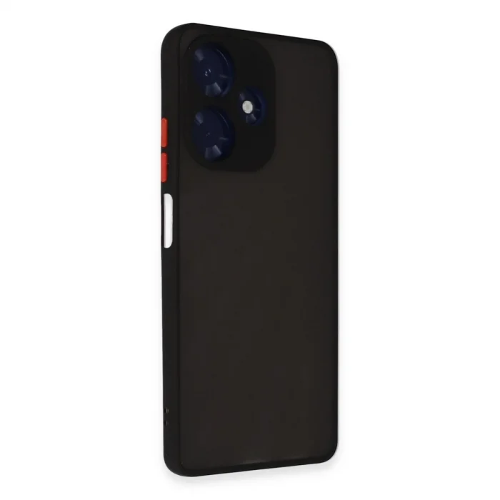 İnfinix Hot 30 4g Kılıf Montreal Silikon Kapak - Siyah