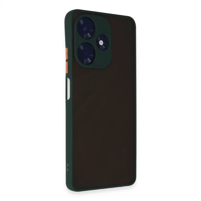 İnfinix Hot 30 4g Kılıf Montreal Silikon Kapak - Yeşil