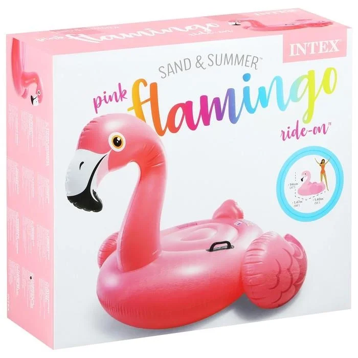 Pembe Flamingo Deniz & Huz Bin Git si (178 cm x 135 cm) - 1 ADET