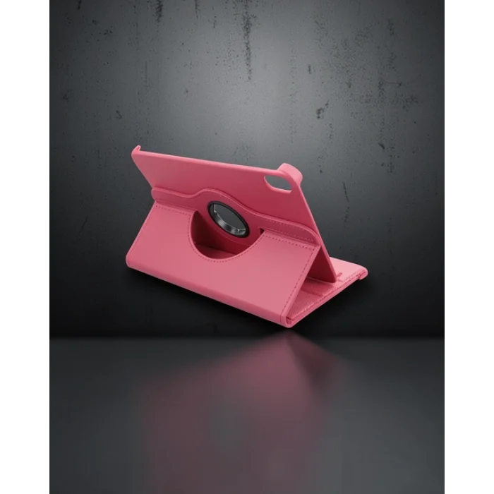 iPad Mini 6 Kılıf 360 Tablet Deri Kılıf - Pembe