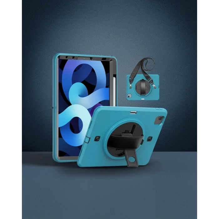 iPad Pro 11 (2020) Kılıf Strap-c Otterbox Tablet Kapak - Mavi