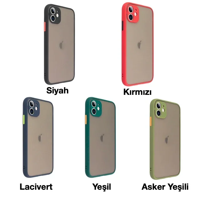 iPhone 11 6.1inç Kamera Korumalı Premium Silikon Kılıf-(5775)