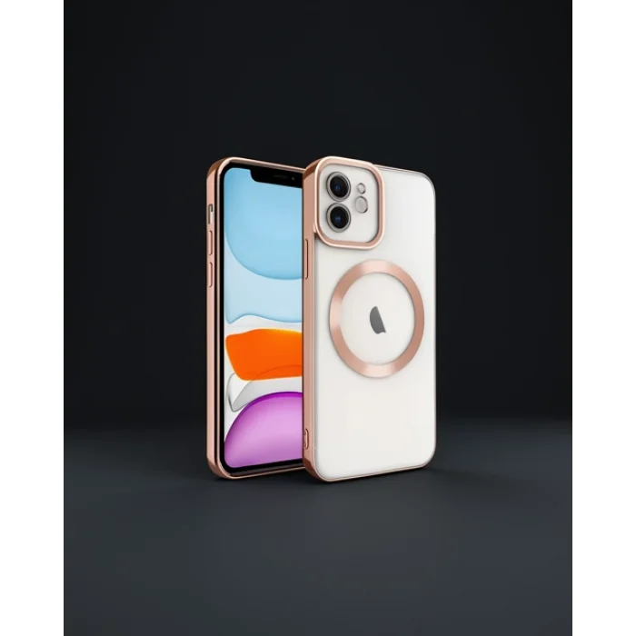 iPhone 11 Kılıf Kross Magneticsafe Kapak - Rose