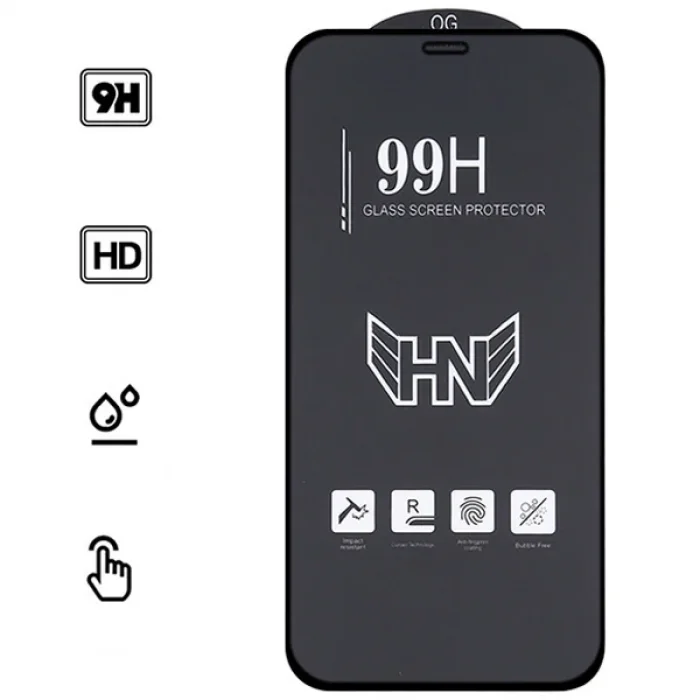 iPhone 12 mini 5.4 3D Full High Aluminum Tempered Cam Ekran Koruyucu-(5775)