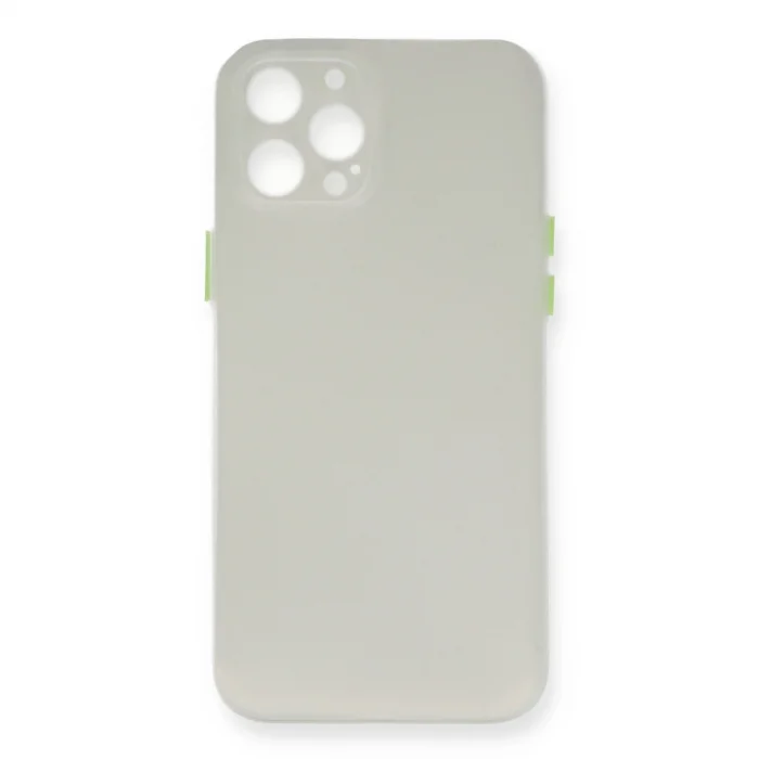 İphone 12 Pro Max Kılıf Pp Ultra İnce Kapak - Beyaz