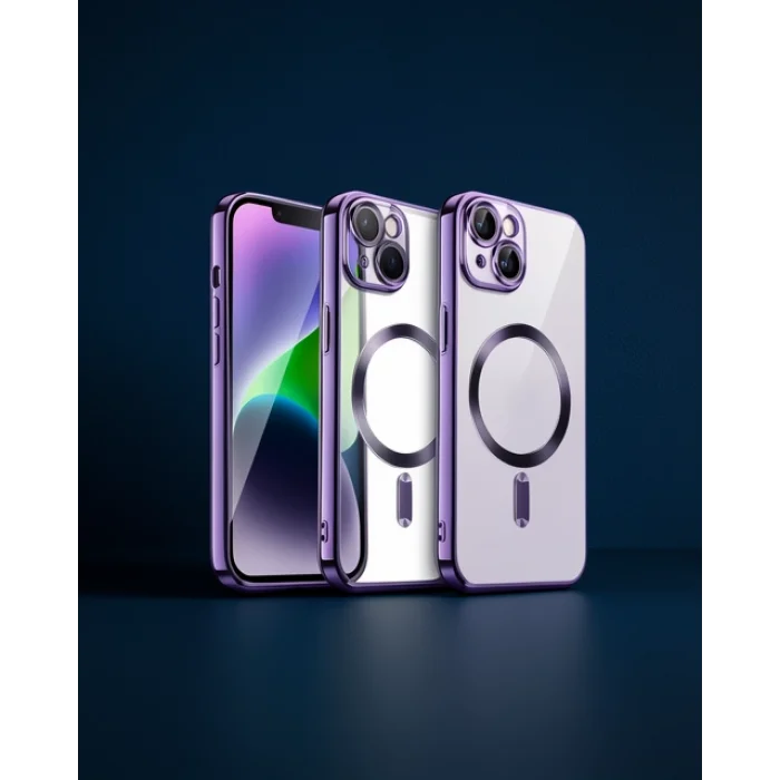 iPhone 13 Kılıf Kross Magneticsafe - Mor