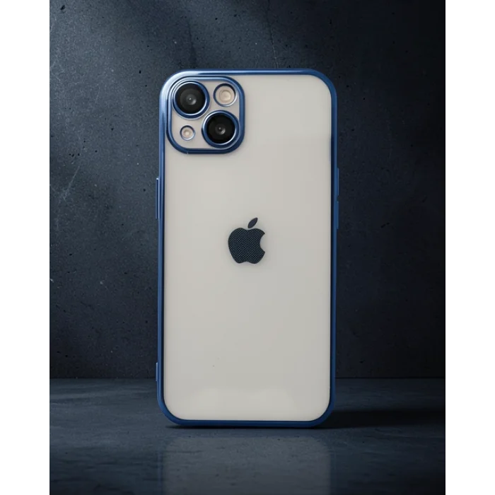 iPhone 13 Kılıf Razer Lensli Silikon - Lacivert