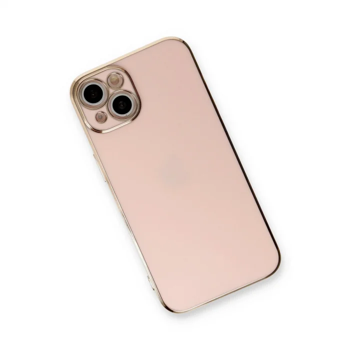 İphone 13 Kılıf Volet Silikon - Pembe