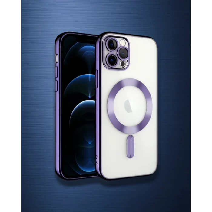 iPhone 13 Pro Kılıf Kross Magneticsafe - Mor