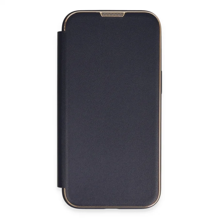 İphone 13 Pro Max Kılıf Dolpin Kapaklı - Lacivert