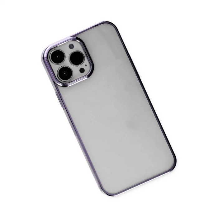 İphone 13 Pro Max Kılıf Element Silikon - Mor