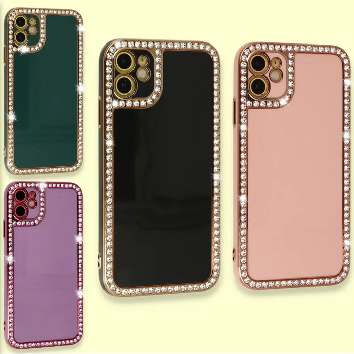 iphone 13 Pro Max – Taşlı Silikon Kılıf