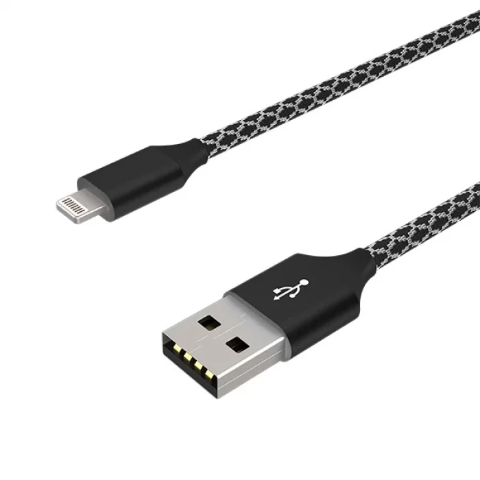 İPhone 14-13-12 11 3.0A Hızlı Halat Usb Şarj Kablosu 1MM-(5775)