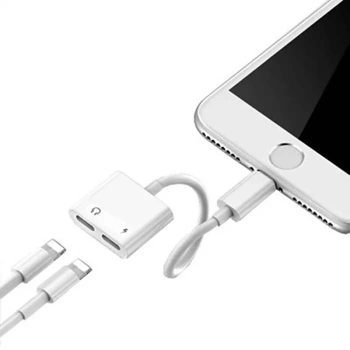İPhone 14- 13-12-11- Lightning Kulaklık +Şarj Usb Adaptörü-(5775)