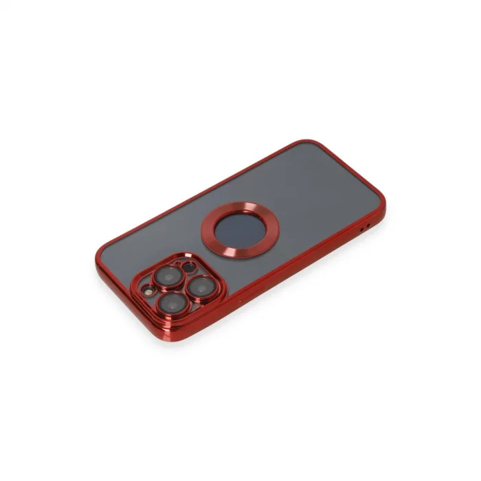 İphone 14 Pro Kılıf Slot Silikon - Kırmızı