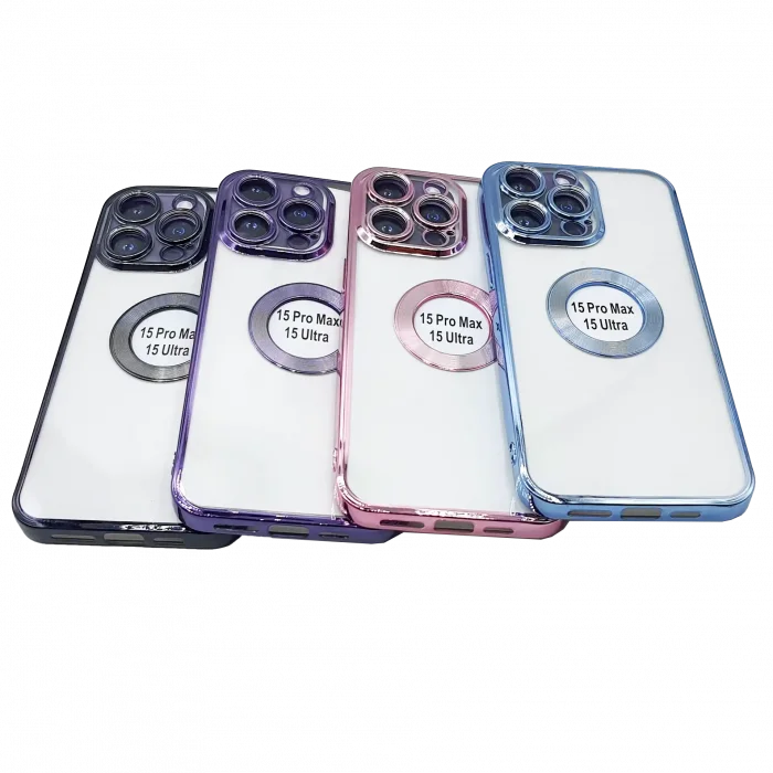 İphone 14 Pro Max – Kılıf Magsafe Cd Lazer Silikon Kılıf