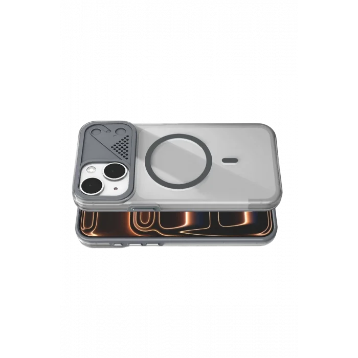Joko Apple iPhone 14 Uyumlu Zinko Magsafe Kapak - Titan Gri