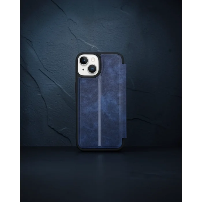 iPhone 15 Kılıf Flip Cover - Lacivert