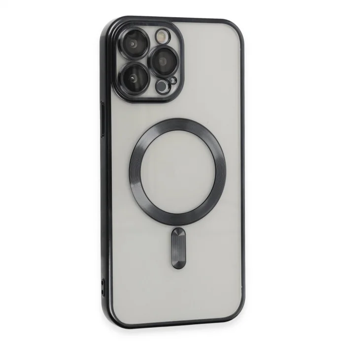 İphone 15 Pro Kılıf Kross Magneticsafe Kapak - Siyah