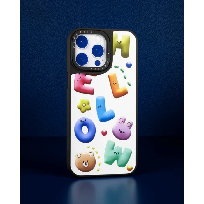 iPhone 15 Pro Max Kılıf Mirror Desenli Kapak - Mirror - 15