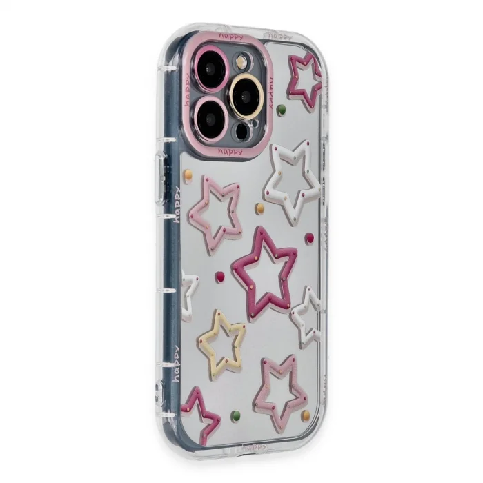 İphone 15 Pro Max Kılıf Reflexion Desenli Kapak - Desen 3