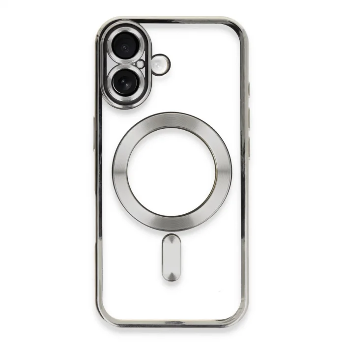 İphone 16 Kılıf Kross Magneticsafe Kapak - Gümüş