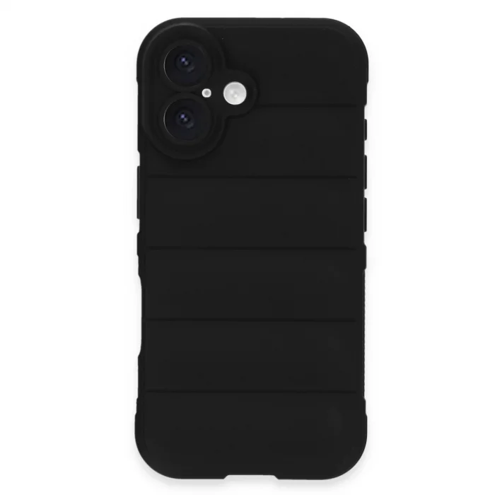 İphone 16 Kılıf Optimum Silikon - Siyah