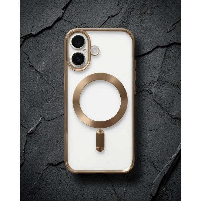 iPhone 16 - Kross Magneticsafe Kılıf - Gold