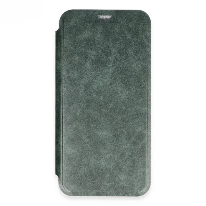 İphone 16 Plus Kılıf Flip Cover - Koyu Yeşil