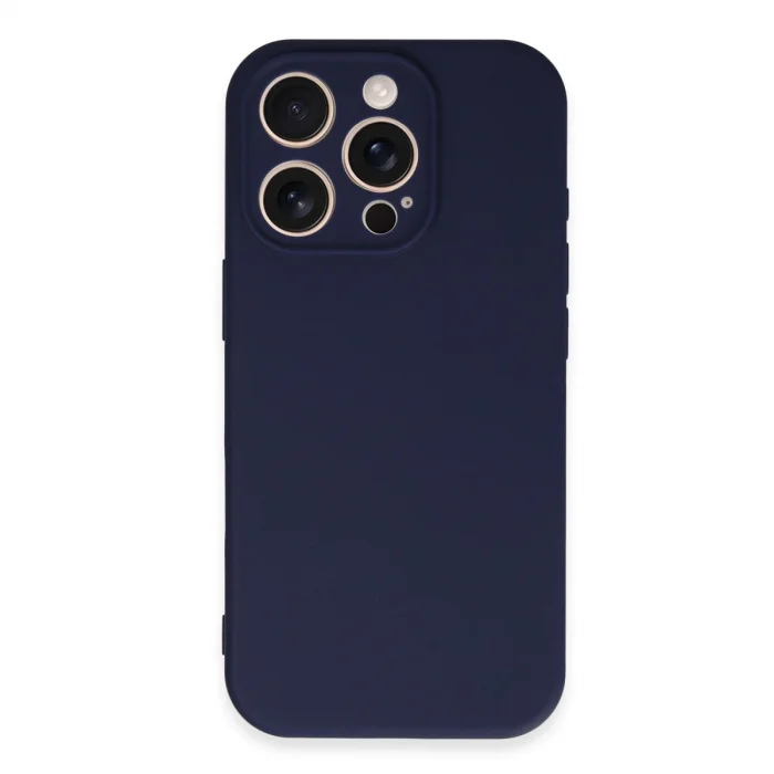 İphone 16 Pro Kılıf First Silikon - Lacivert