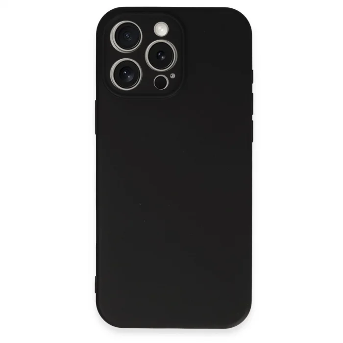 İphone 16 Pro Kılıf First Silikon - Siyah