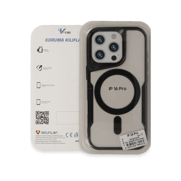 İphone 16 Pro Max Kılıf Boyi Magsafe Silikon Kapak - Kahverengi