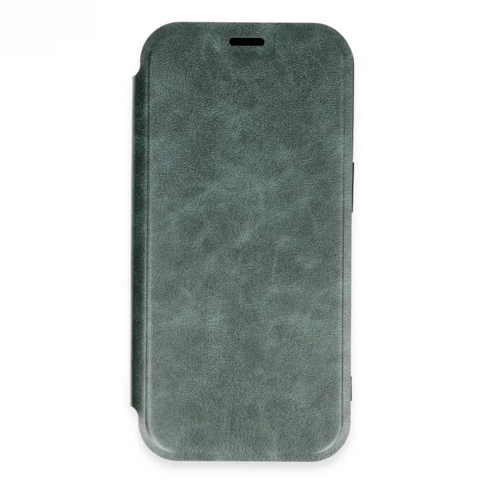 İphone 16 Pro Max Kılıf Flip Cover - Koyu Yeşil