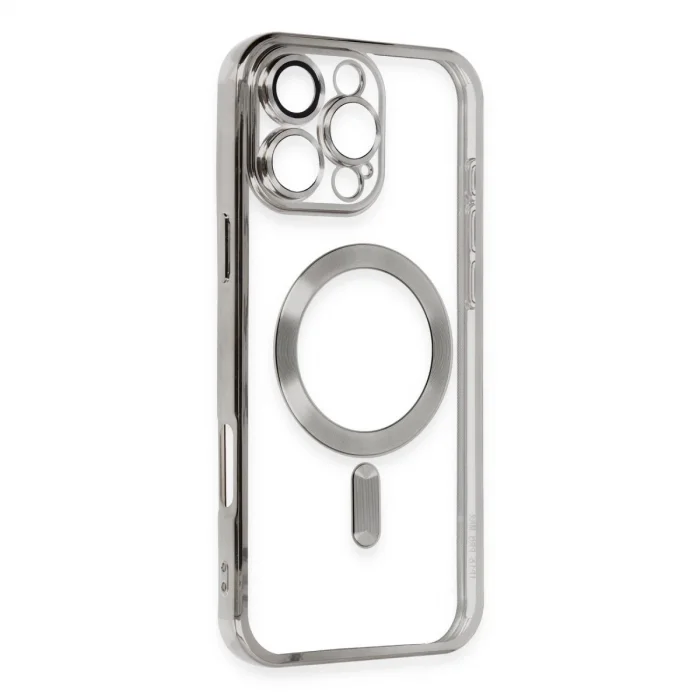 İphone 16 Pro Max Kılıf Kross Magneticsafe Kapak - Titan Gri