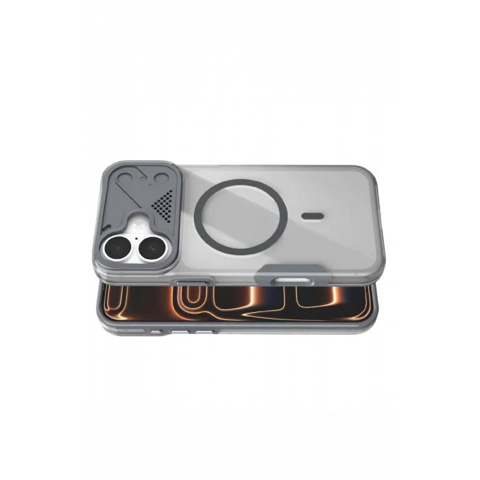 Joko Apple iPhone 16 Uyumlu Zinko Magsafe Kapak - Titan Gri