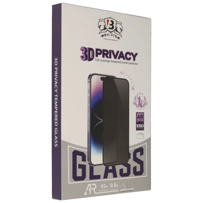 İphone 17 Pro Bilvis 3d Hayalet Cam Ekran Koruyucu