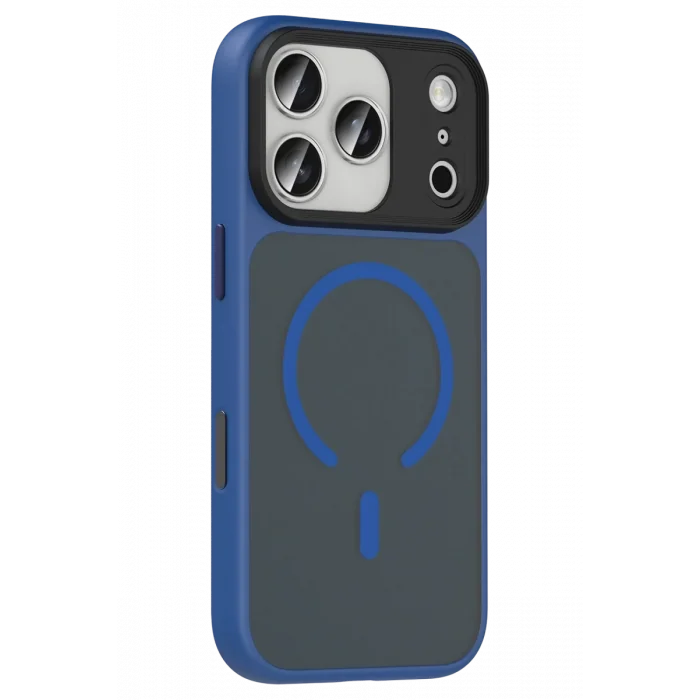 Joko Apple iPhone 17 Pro Uyumlu Megane Magsafe Kapak - Lacivert