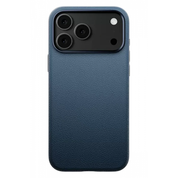 Joko Apple iPhone 17 Pro Uyumlu Wonder Deri Magsafe Kapak - Lacivert
