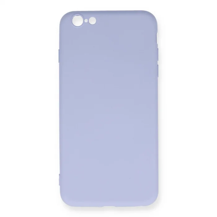 İphone 6 Plus Kılıf Nano İçi Kadife Silikon - Lila