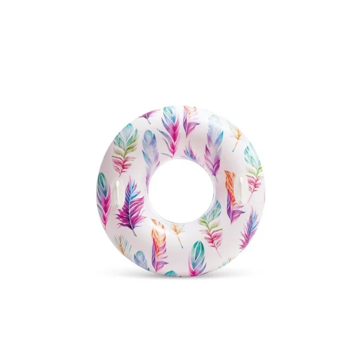 ISC58263 Intex Tutmaçlı Desenli Simit 97 cm