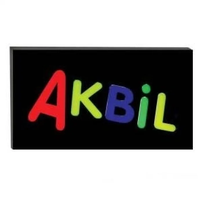 Işıklı Tak Çalıştır Hazır Tabela Akbil