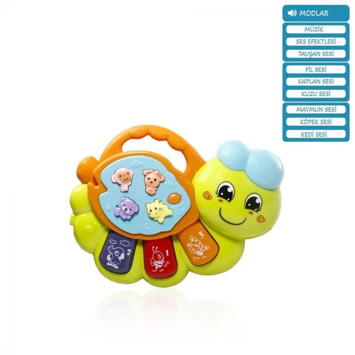 IŞIKLI VE MÜZİKLİ SOLUCAN BEBEK -VRD