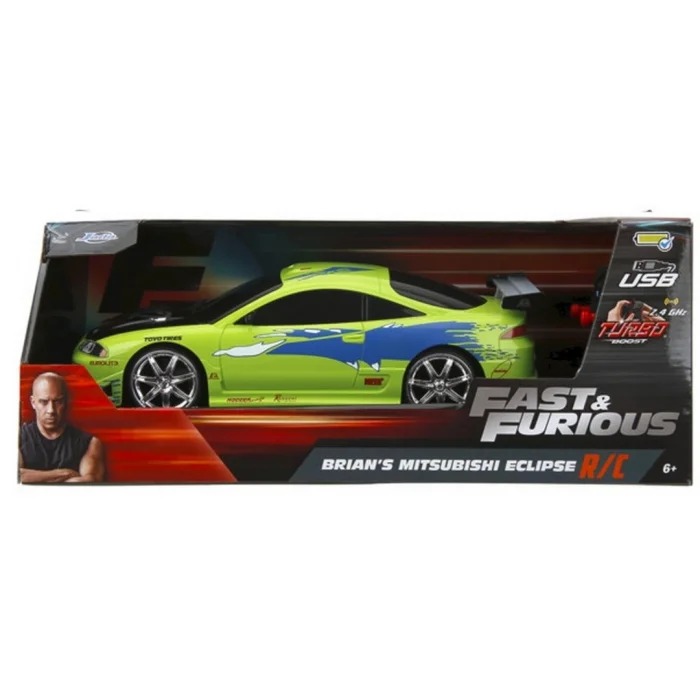 Jada 1:16 Uzaktan Kumandalı Fast . Furious RC 1995 Mitsubishi Eclipse