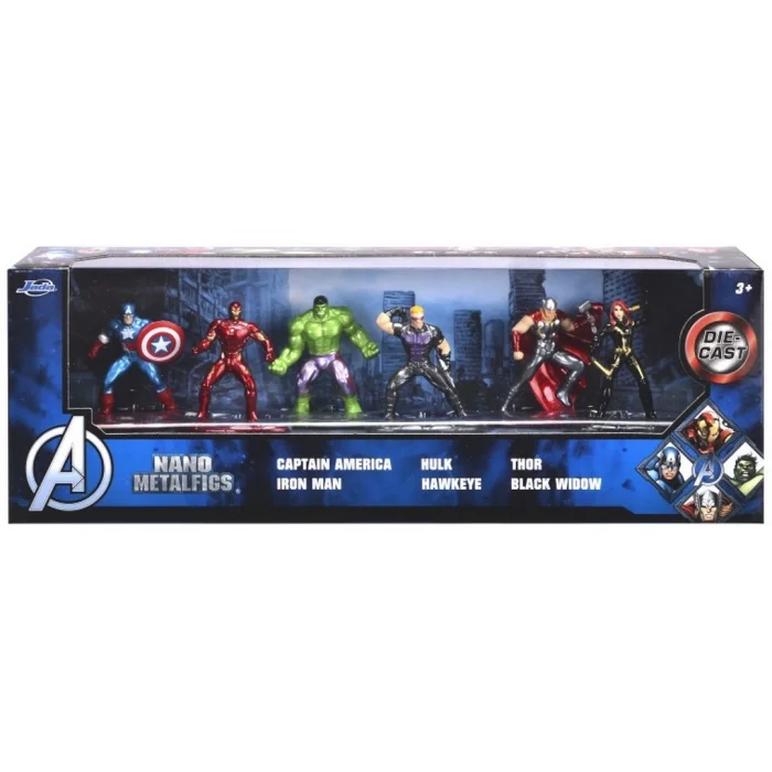 Jada Marvel Avengers Nano 6lı Diorama Figür Paketi