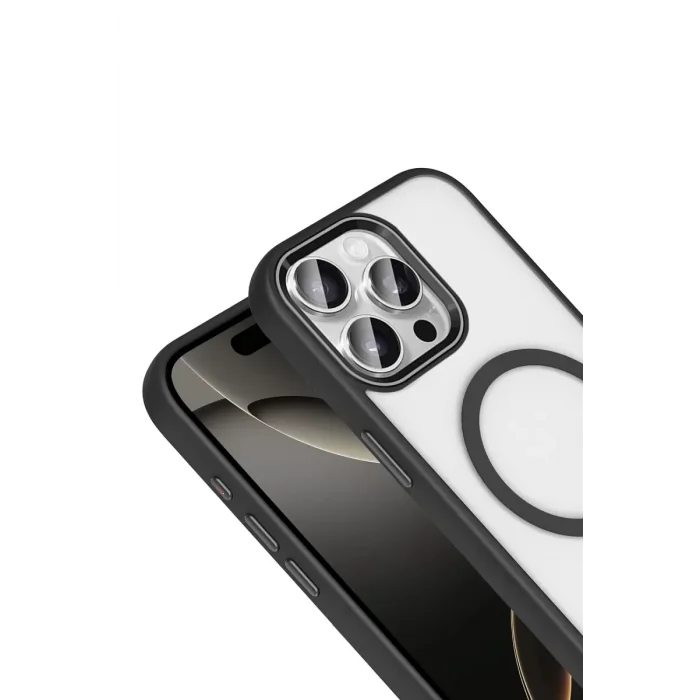 Joko Apple iPhone 15 Pro Max Uyumlu Terea Magsafe Kapak - Siyah