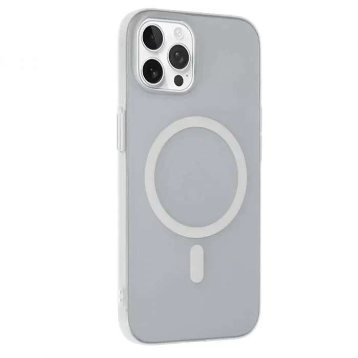 Joko Apple iPhone 15 Pro Max Uyumlu Tuna PC Slim Magsafe Kapak - Şeffaf