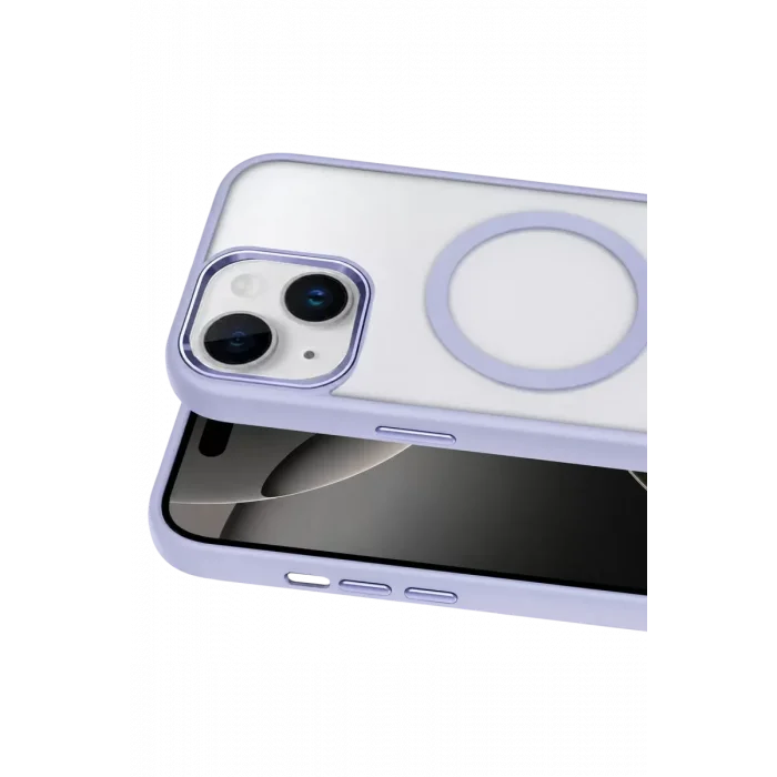 Joko Apple iPhone 15 Uyumlu Terea Magsafe Kapak - Mor